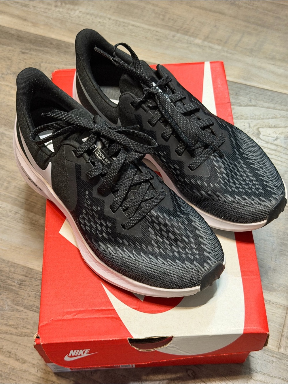 Nike Women's Black & White Running Sneakers